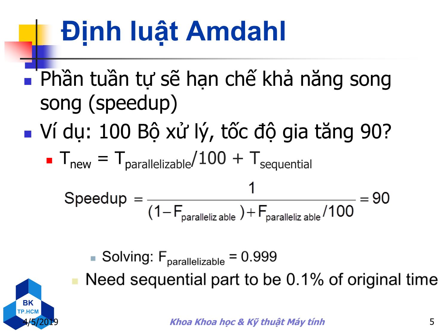 Bài giảng Kiến trúc máy tính - Chương 7: Đa lõi, đa xử lý và máy tính cụm trang 5