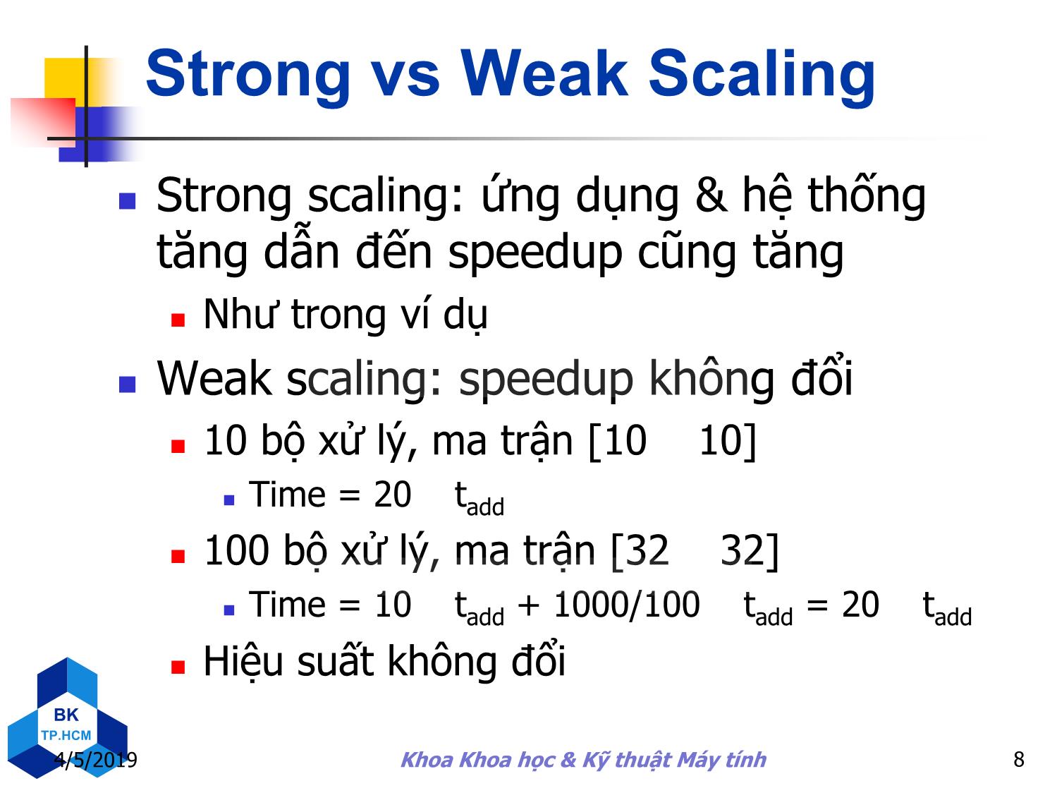 Bài giảng Kiến trúc máy tính - Chương 7: Đa lõi, đa xử lý và máy tính cụm trang 8