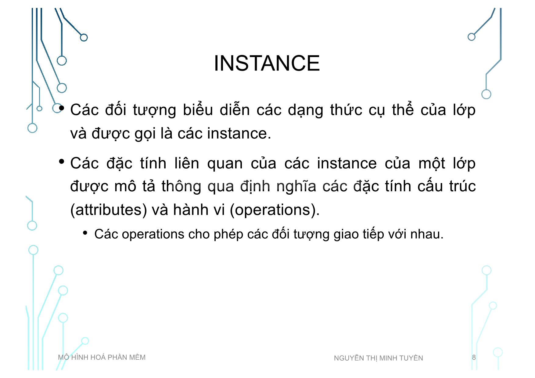 Bài giảng Mô hình hoá phần mềm - Tuần 3: Class diagram - Nguyễn Thị Minh Tuyền trang 8