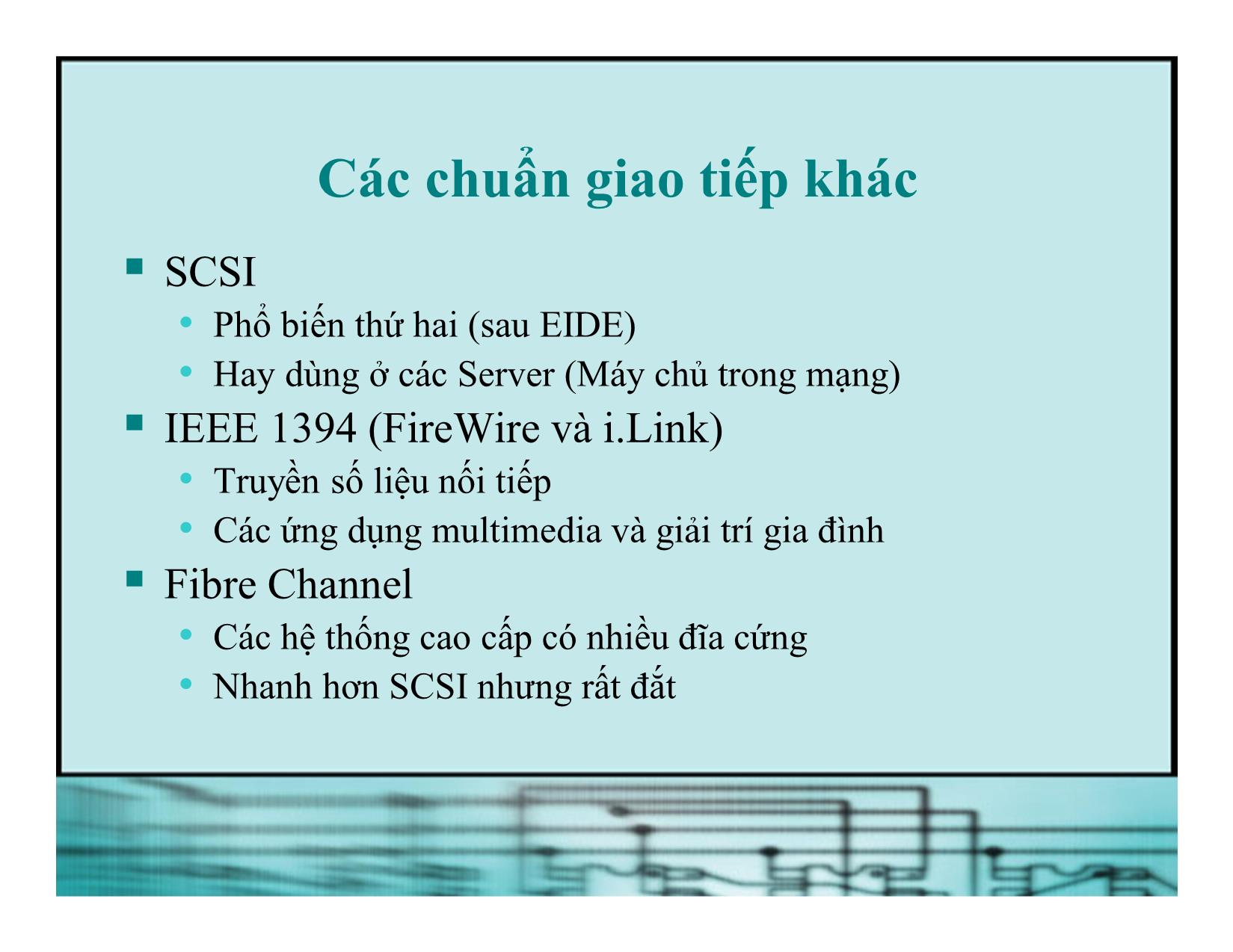 Bài giảng Kiến trúc máy tính - Chương 6: Đĩa cứng trang 9