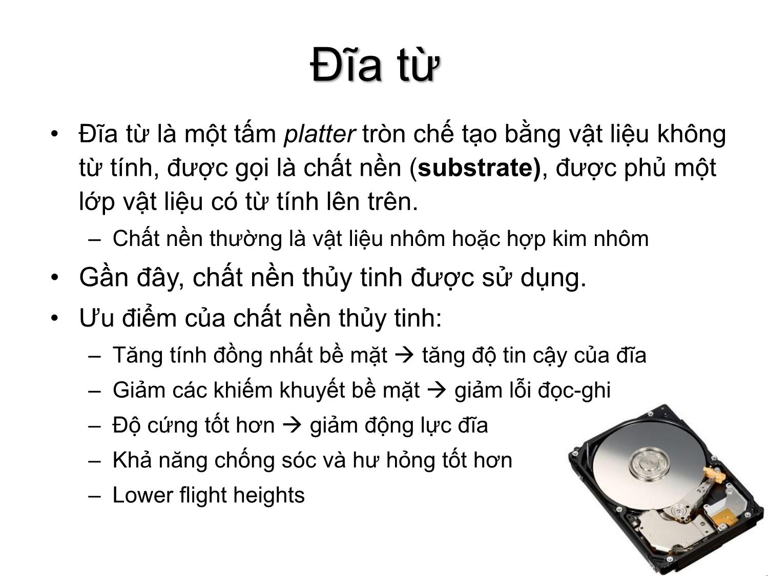 Bài giảng Kiến trúc máy tính - Chương 6: Bộ nhớ ngoài - Nguyễn Hằng Phương trang 3