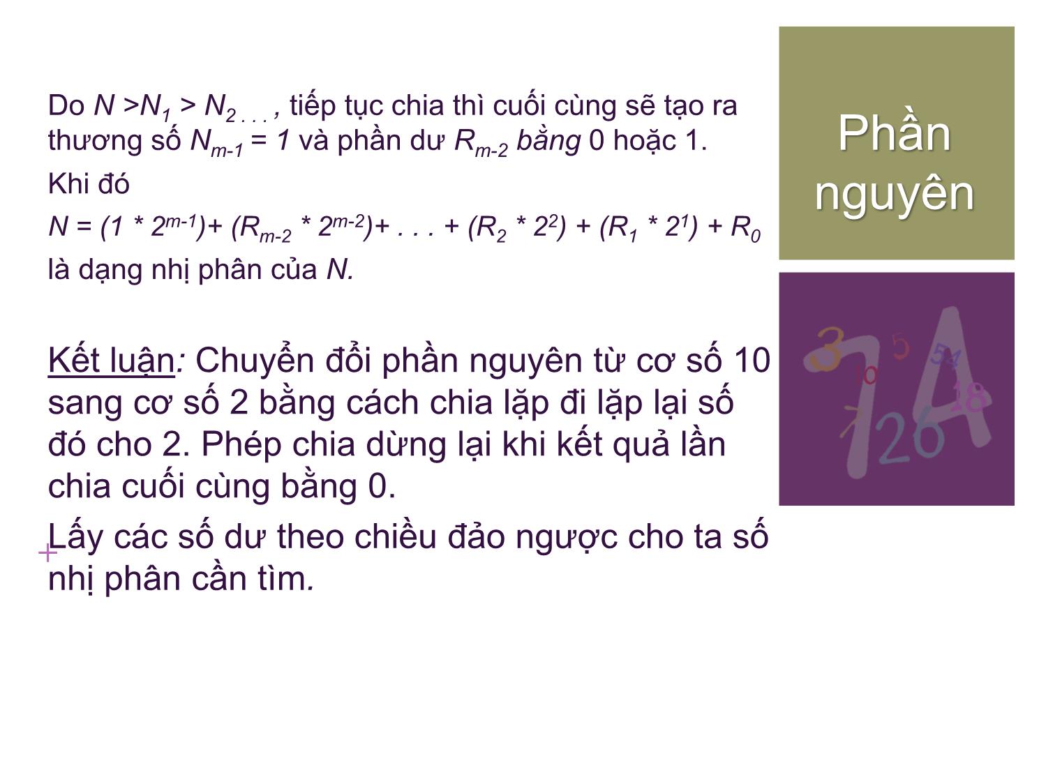 Bài giảng Kiến trúc máy tính - Chương 8: Hệ đếm - Nguyễn Thị Phương trang 10