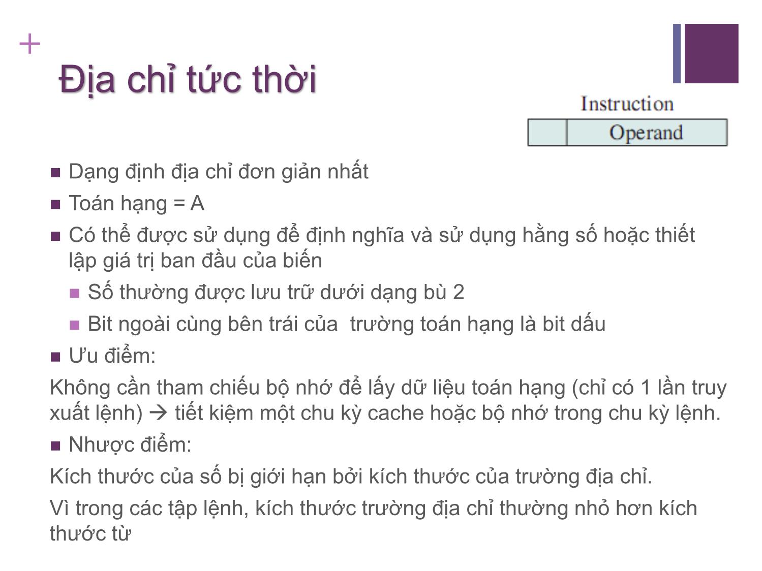 Bài giảng Kiến trúc máy tính - Chương 13: Tập lệnh - Chế độ định địa chỉ và định dạng - Nguyễn Hằng Phương trang 6