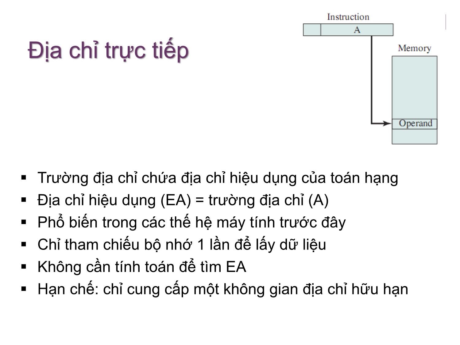 Bài giảng Kiến trúc máy tính - Chương 13: Tập lệnh - Chế độ định địa chỉ và định dạng - Nguyễn Hằng Phương trang 7