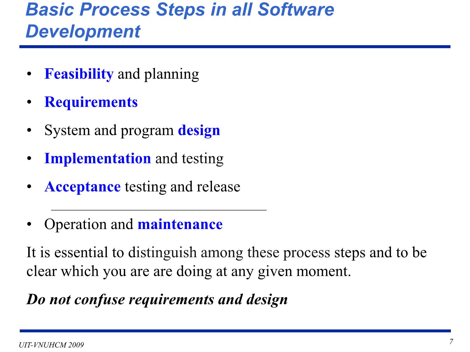 Bài giảng Phát triển vận hành bảo trì phần mềm - Chương 3: Qui trình và mô hình bảo trì phần mềm - Nguyễn Thị Thanh Trúc trang 7