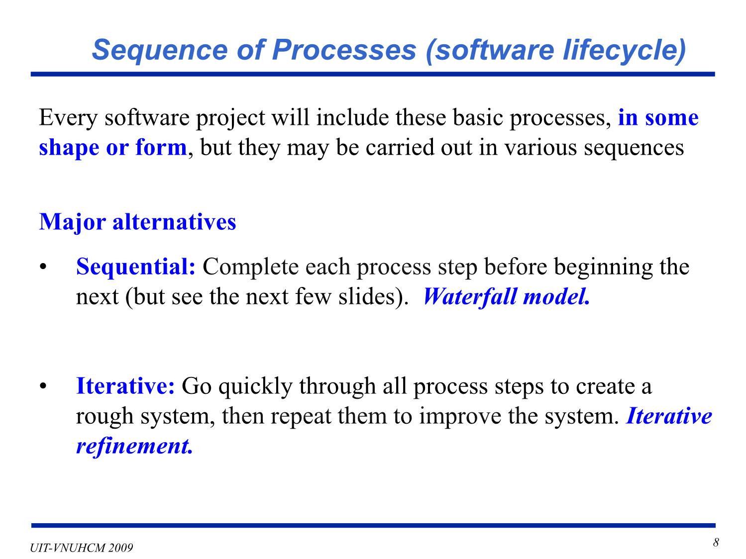 Bài giảng Phát triển vận hành bảo trì phần mềm - Chương 3: Qui trình và mô hình bảo trì phần mềm - Nguyễn Thị Thanh Trúc trang 8