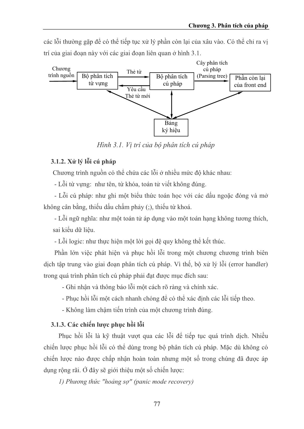 Giáo trình Chương trình dịch (Phần 2) trang 2