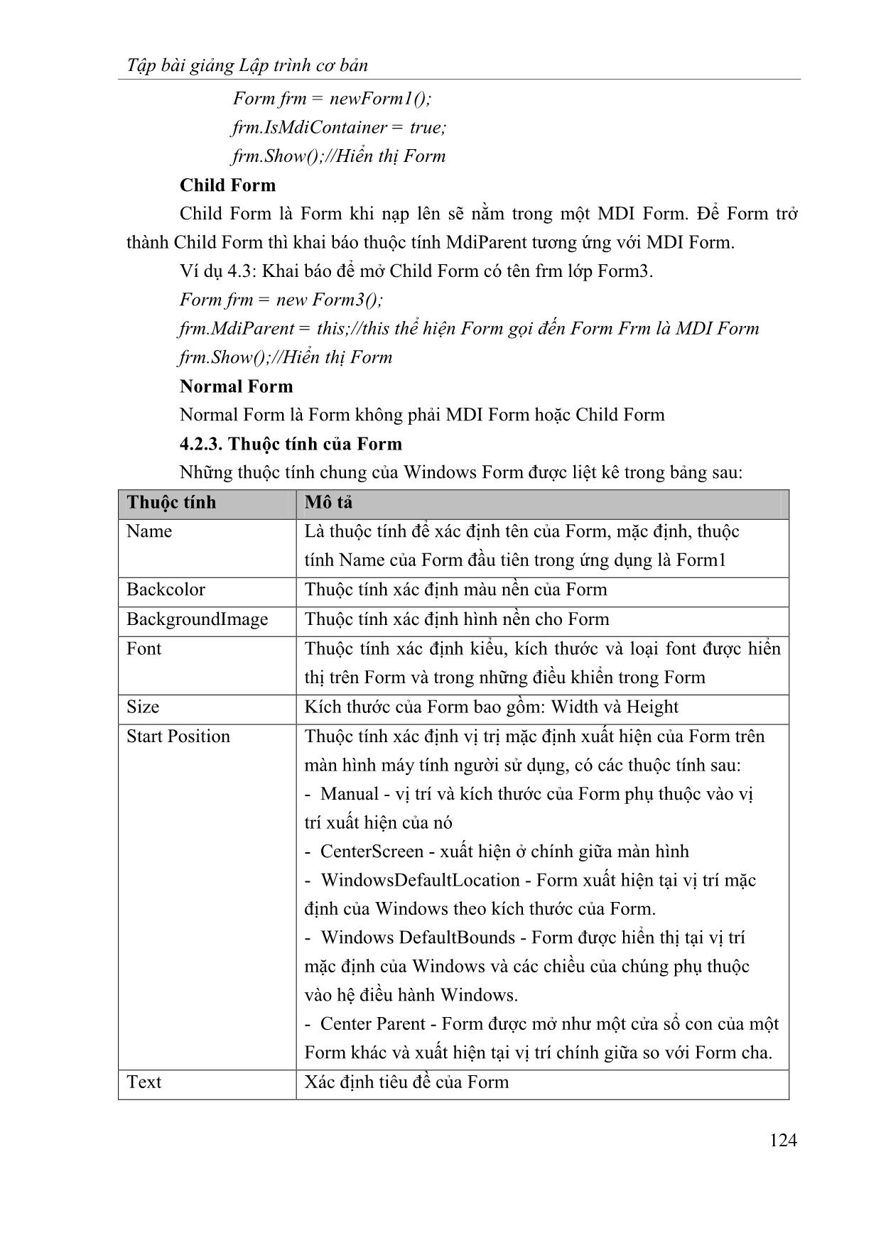 Giáo trình Lập trình cơ bản (Phần 2) trang 9