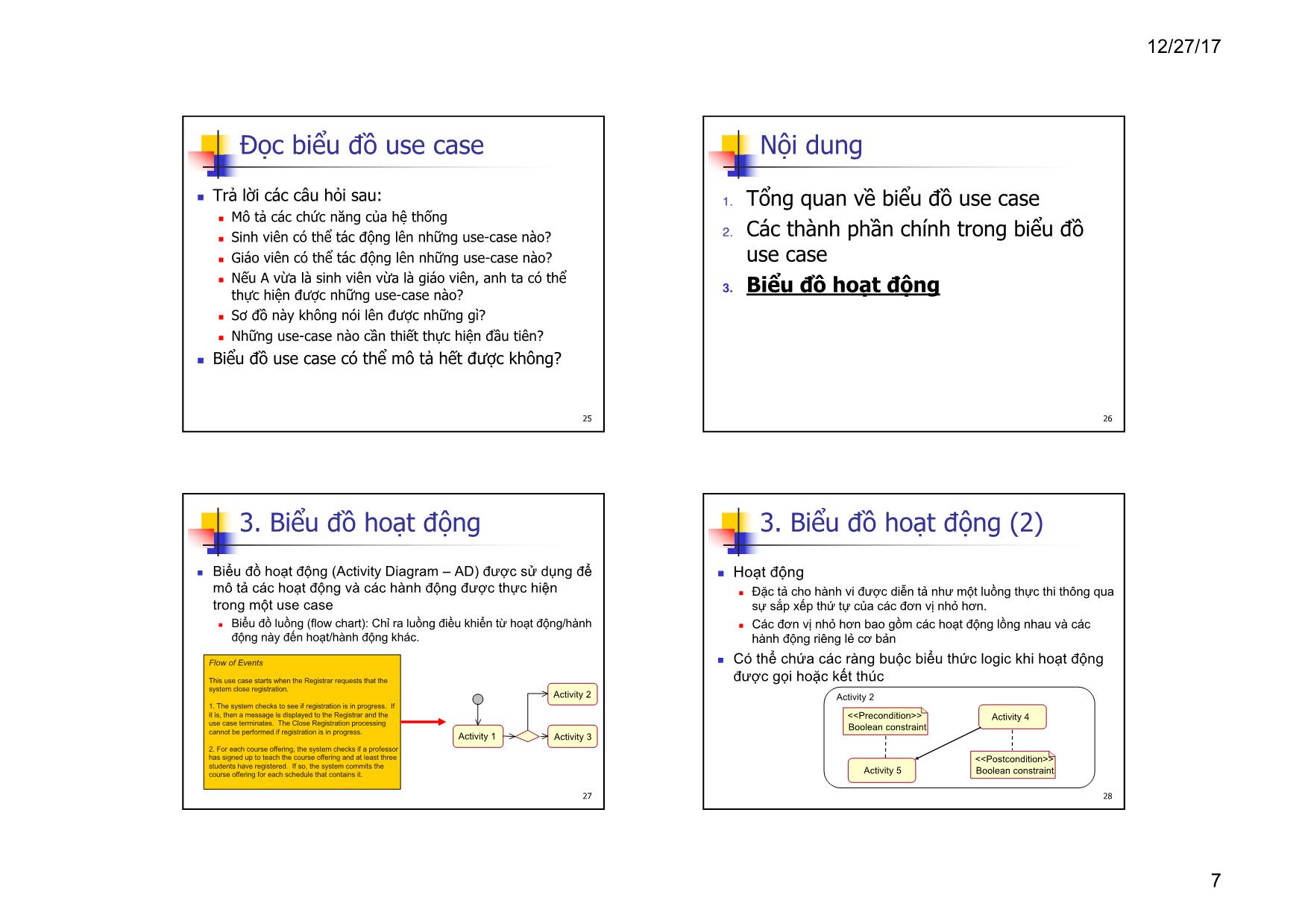 Bài giảng Lập trình hướng đối tượng - Chương 10: Biểu đồ use case và biểu đồ hoạt động trang 7