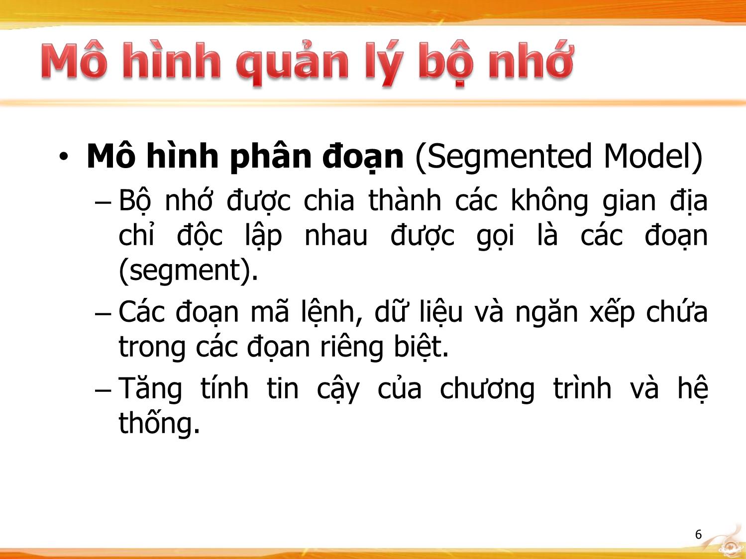 Bài giảng Kiến trúc máy tính - Chương: Bộ nhớ trang 6