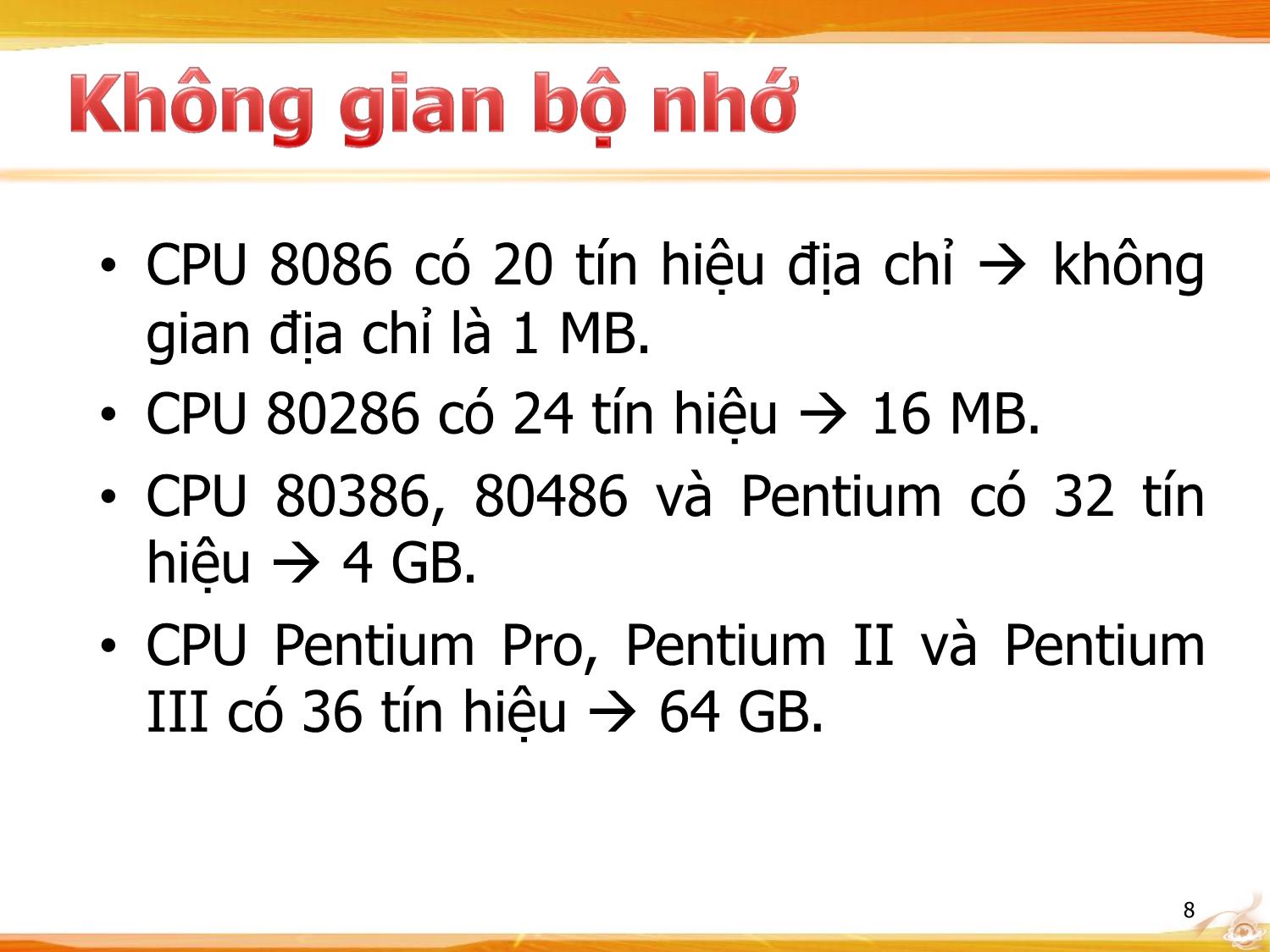 Bài giảng Kiến trúc máy tính - Chương: Bộ nhớ trang 8