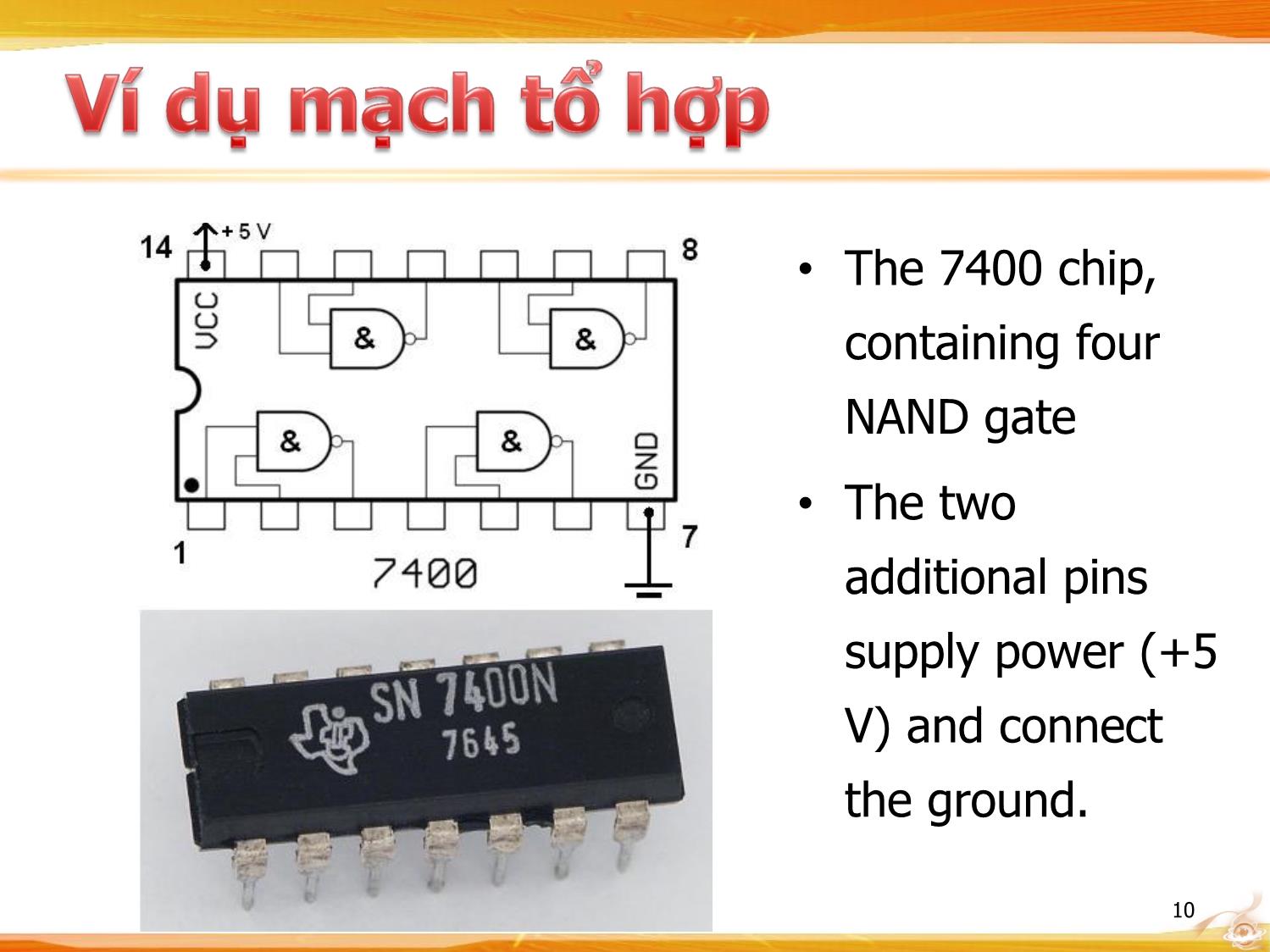 Bài giảng Kiến trúc máy tính - Chương: Mạch logic trang 10