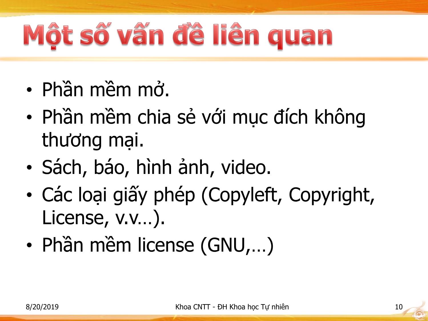 Bài giảng Nhập môn Công nghệ thông tin 1 - Chương 1: Đạo đức nghề nghiệp trang 10