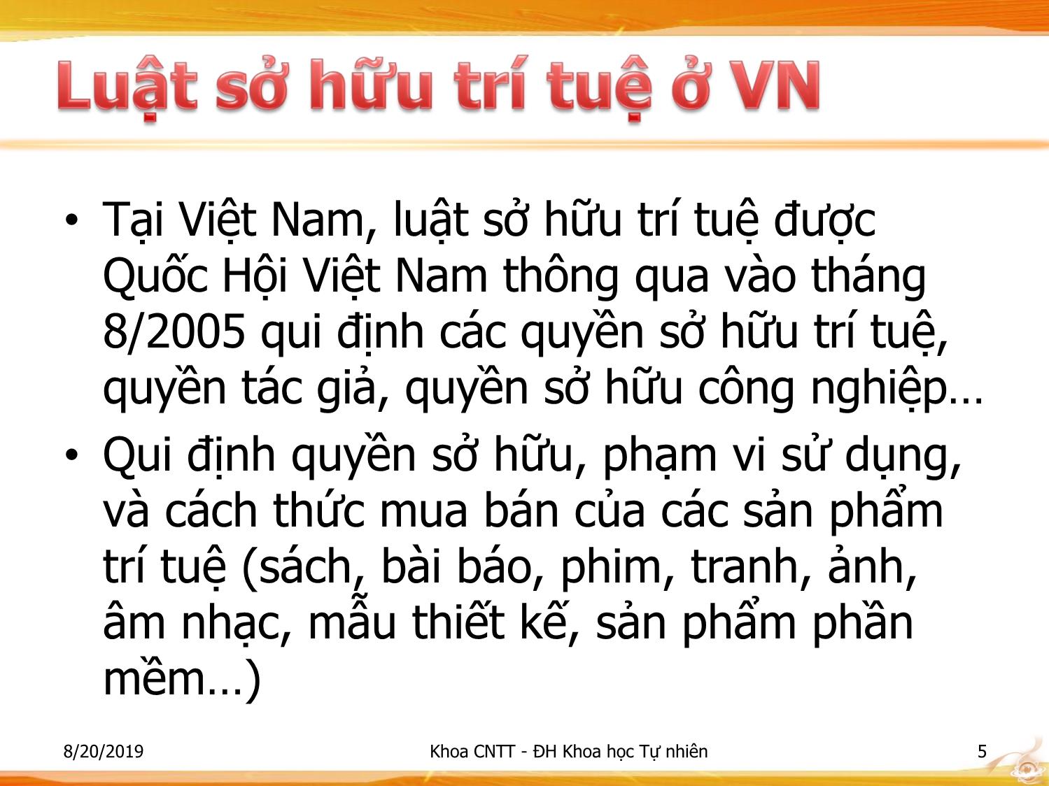 Bài giảng Nhập môn Công nghệ thông tin 1 - Chương 1: Đạo đức nghề nghiệp trang 5