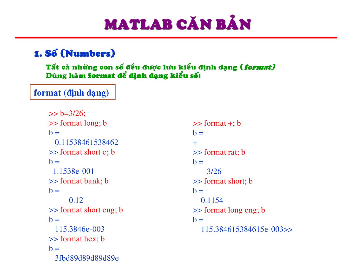 Bài giảng Matlab ứng dụng thiết kế – điều khiển trang 9