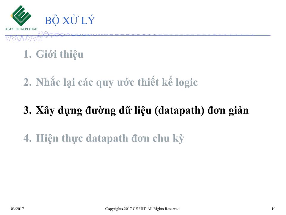 Bài giảng Kiến trúc máy tính - Tuần 10: Bộ xử lý Processor trang 10