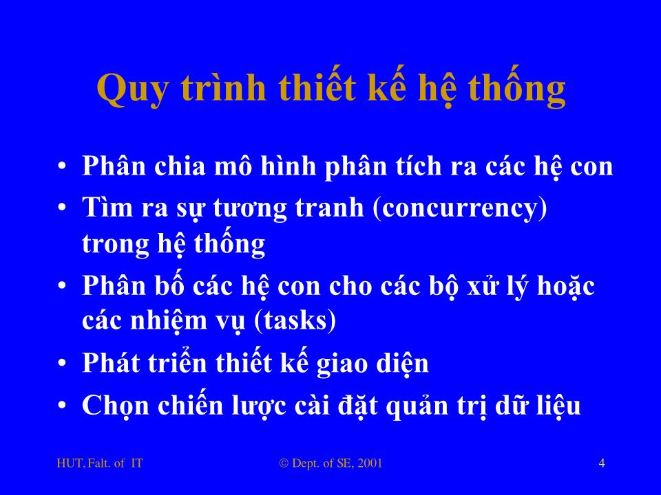 Bài giảng Nhập môn công nghệ phần mềm - Phần 4: Thiết kế và lập trình trang 4