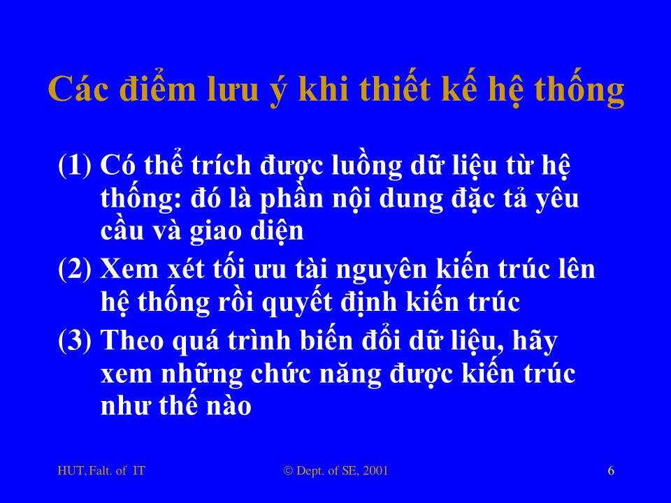 Bài giảng Nhập môn công nghệ phần mềm - Phần 4: Thiết kế và lập trình trang 6