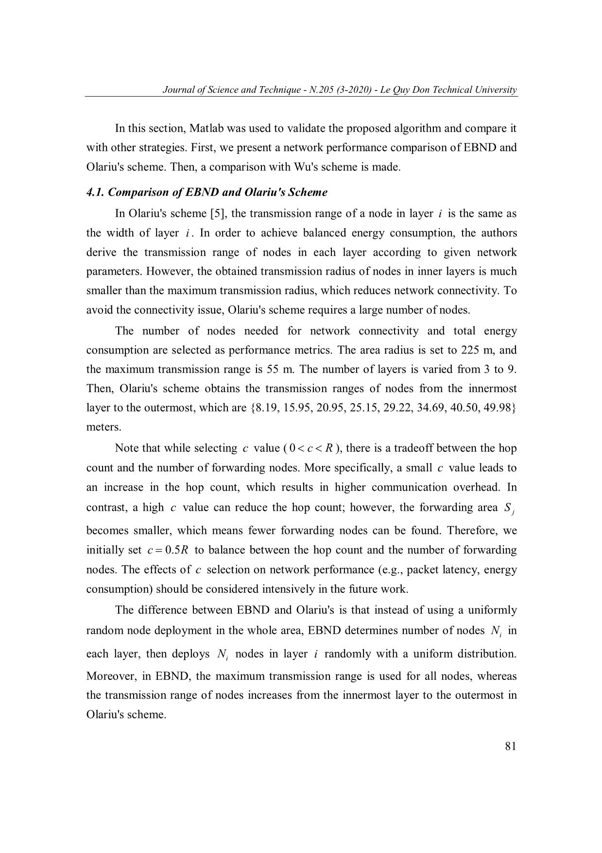 Determining node density to guarantee average latency in duty-Cycled wireless sensor networks trang 10