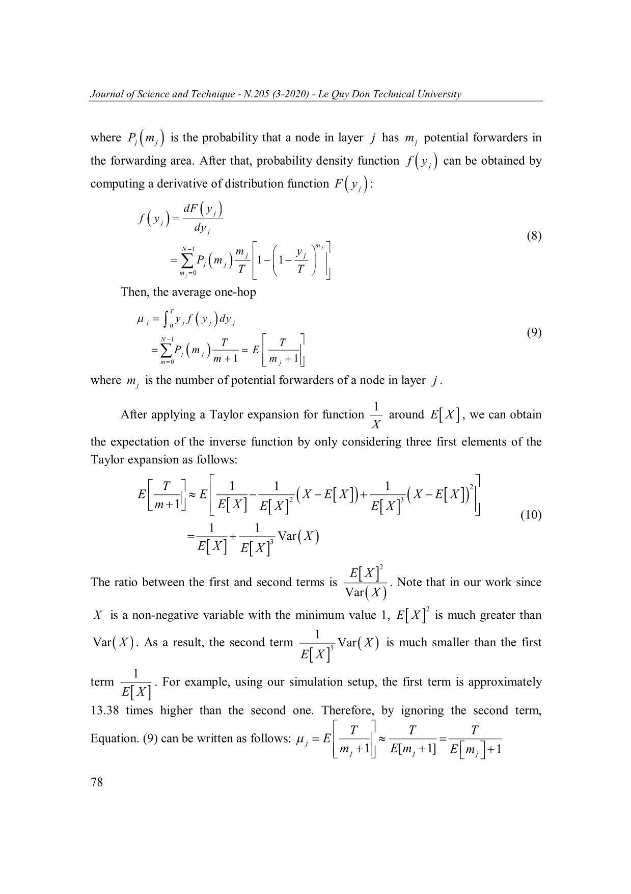 Determining node density to guarantee average latency in duty-Cycled wireless sensor networks trang 7