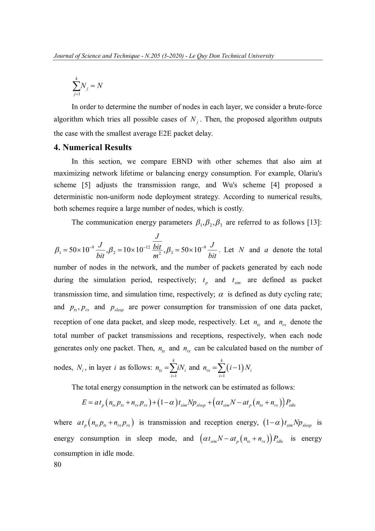 Determining node density to guarantee average latency in duty-Cycled wireless sensor networks trang 9