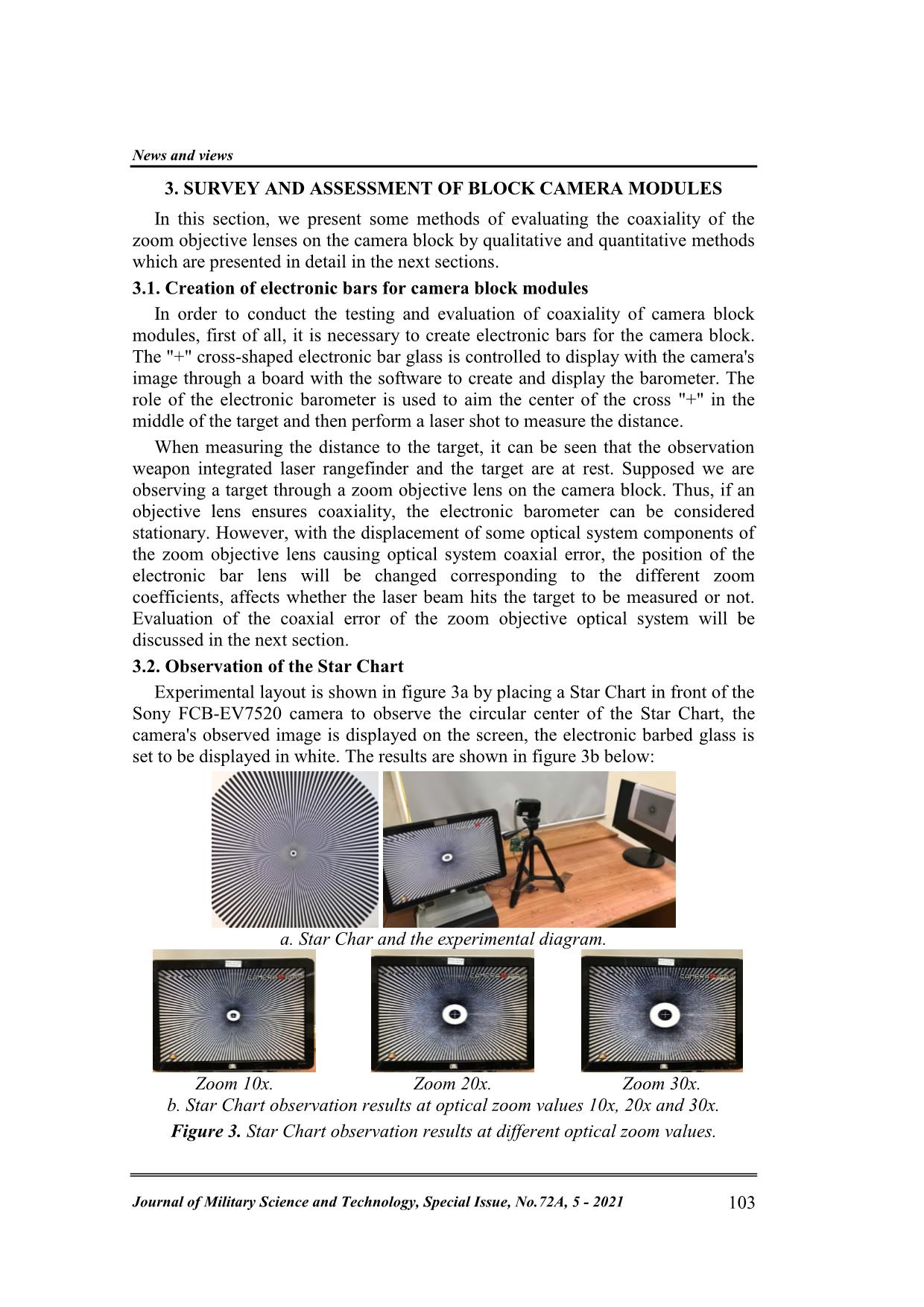 Evaluation of the coaxiality of optical systems with large magnification on block cameras trang 3