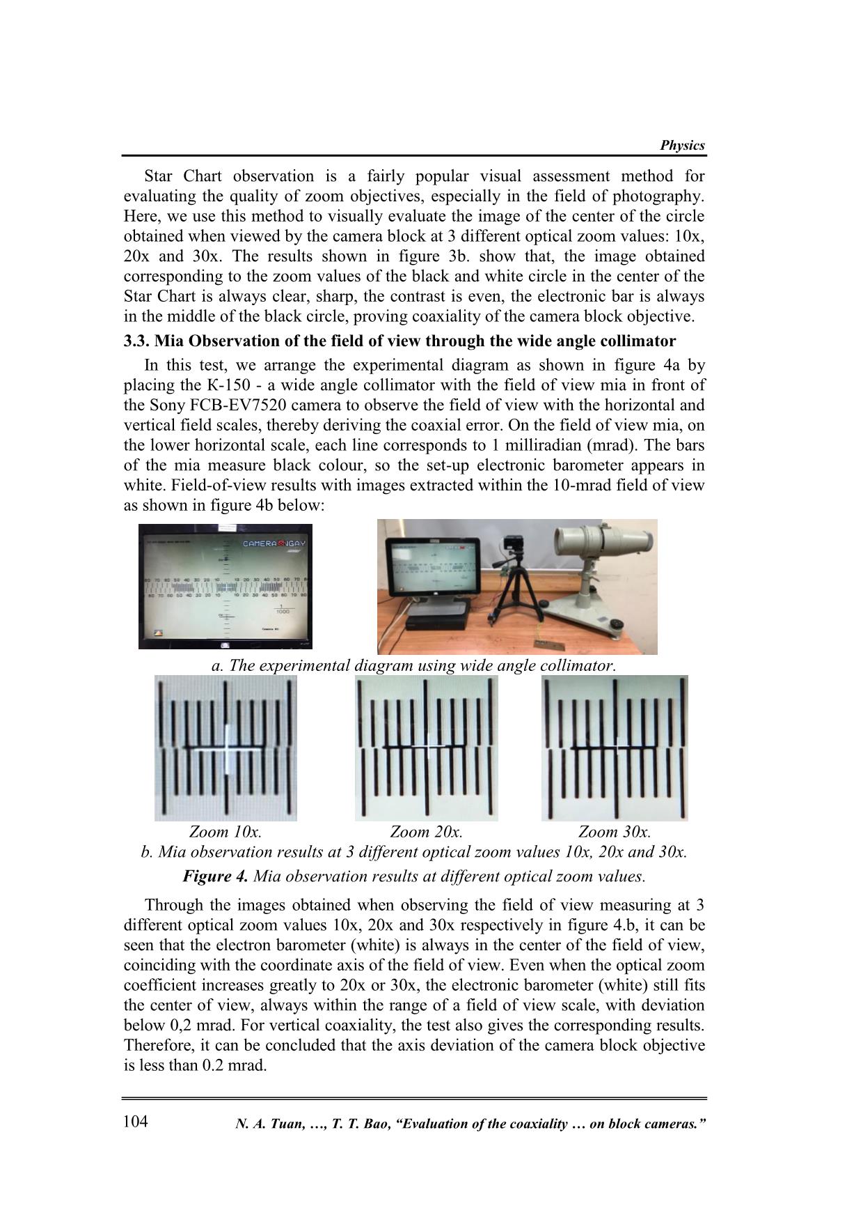 Evaluation of the coaxiality of optical systems with large magnification on block cameras trang 4