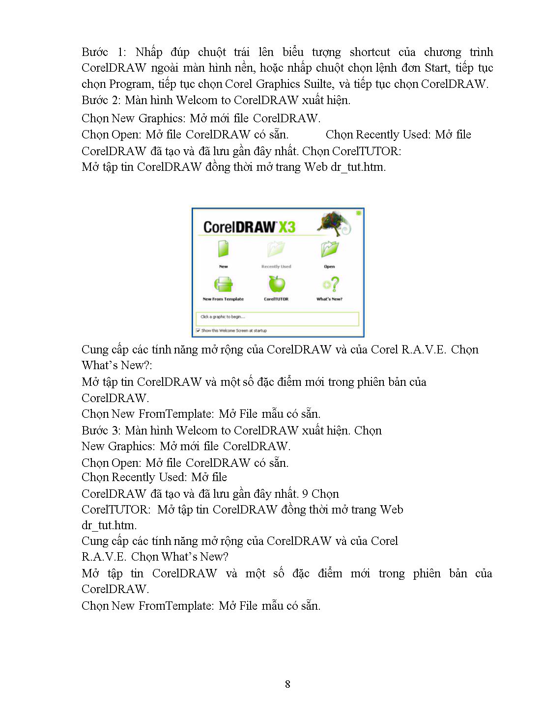Giáo trình Mô đun Corel Draw - Lập trình máy tính trang 8