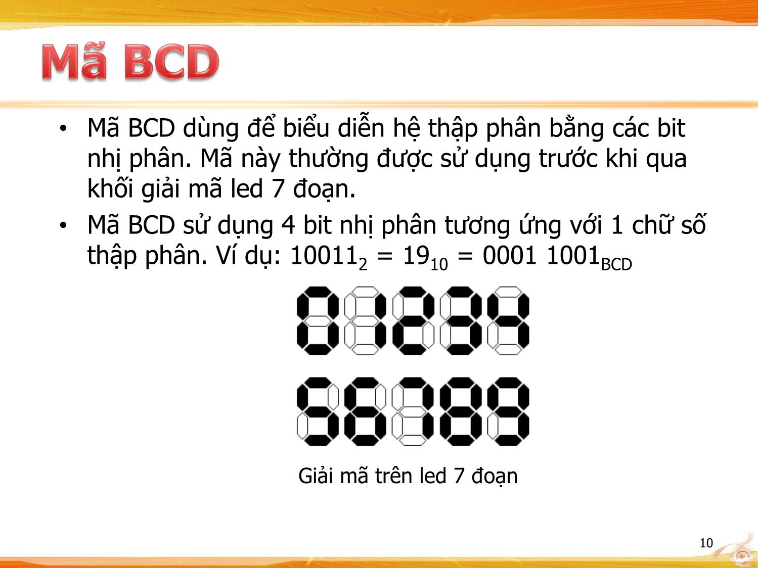 Bài giảng Kiến trúc máy tính - Chương: Biểu diễn số chấm động trang 10