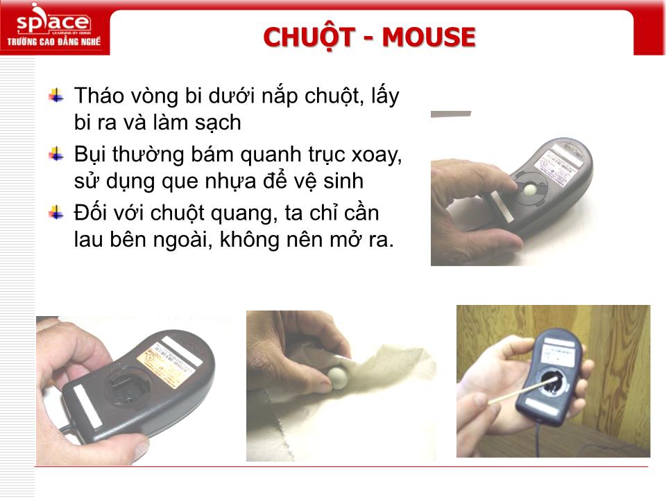 Bài giảng Phần cứng máy tính - Bài 11: Bảo trì và nâng cấp trang 10