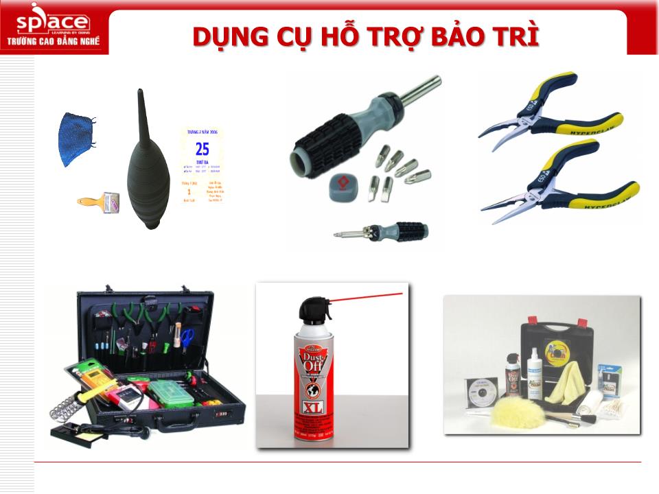 Bài giảng Phần cứng máy tính - Bài 11: Bảo trì và nâng cấp trang 6