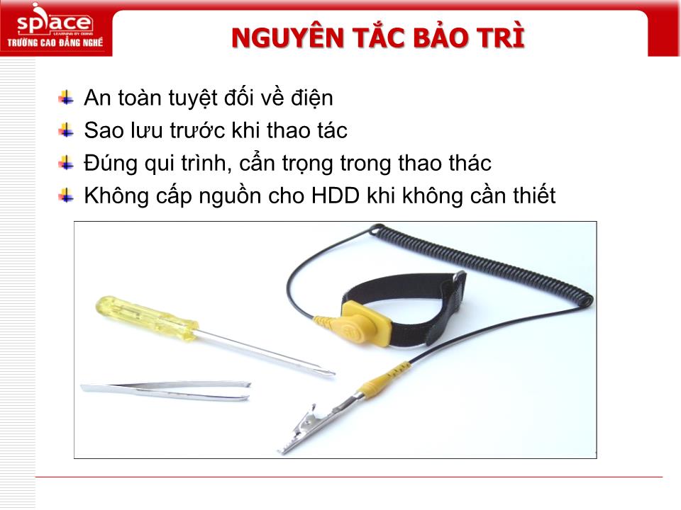 Bài giảng Phần cứng máy tính - Bài 11: Bảo trì và nâng cấp trang 7