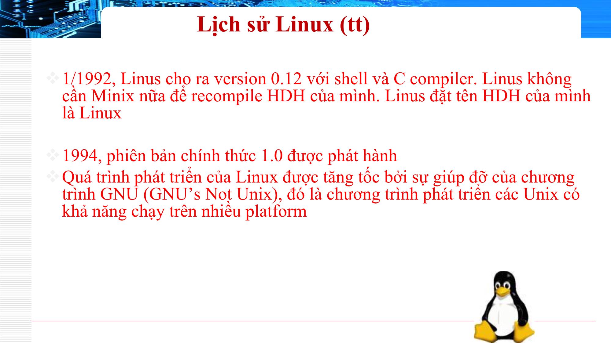 Bài giảng Phần cứng máy tính - Phần 1: Giới thiệu Linux - Nguyễn Bá Phúc trang 3