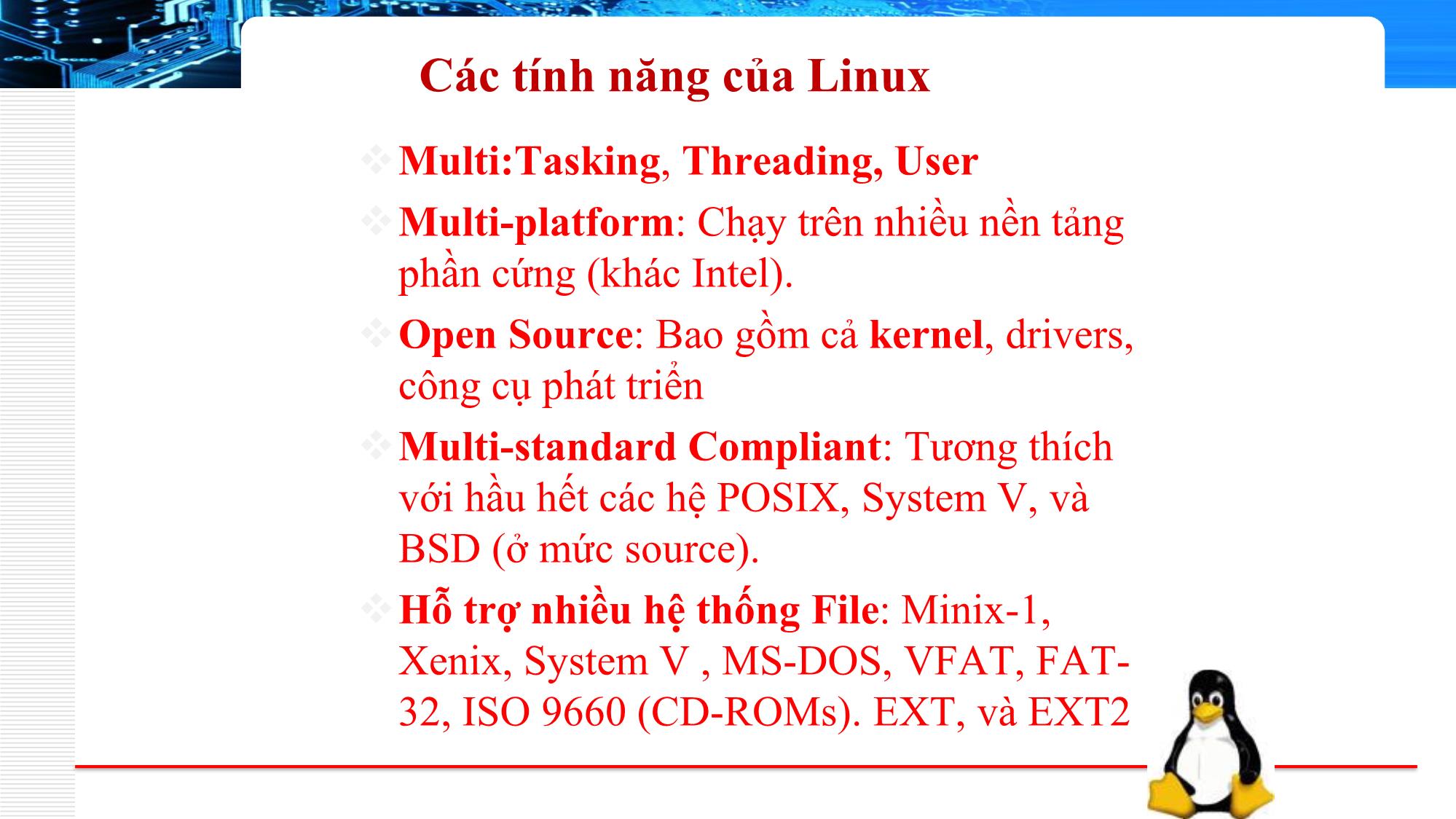 Bài giảng Phần cứng máy tính - Phần 1: Giới thiệu Linux - Nguyễn Bá Phúc trang 5