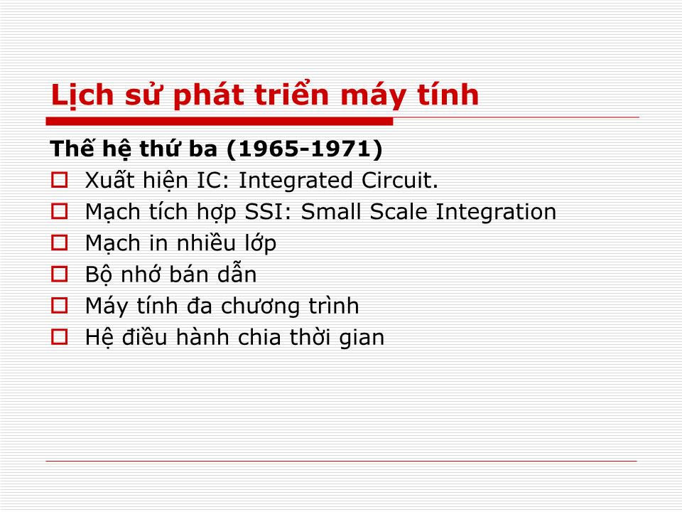 Bài giảng Phần cứng & Lắp ráp máy tính trang 10