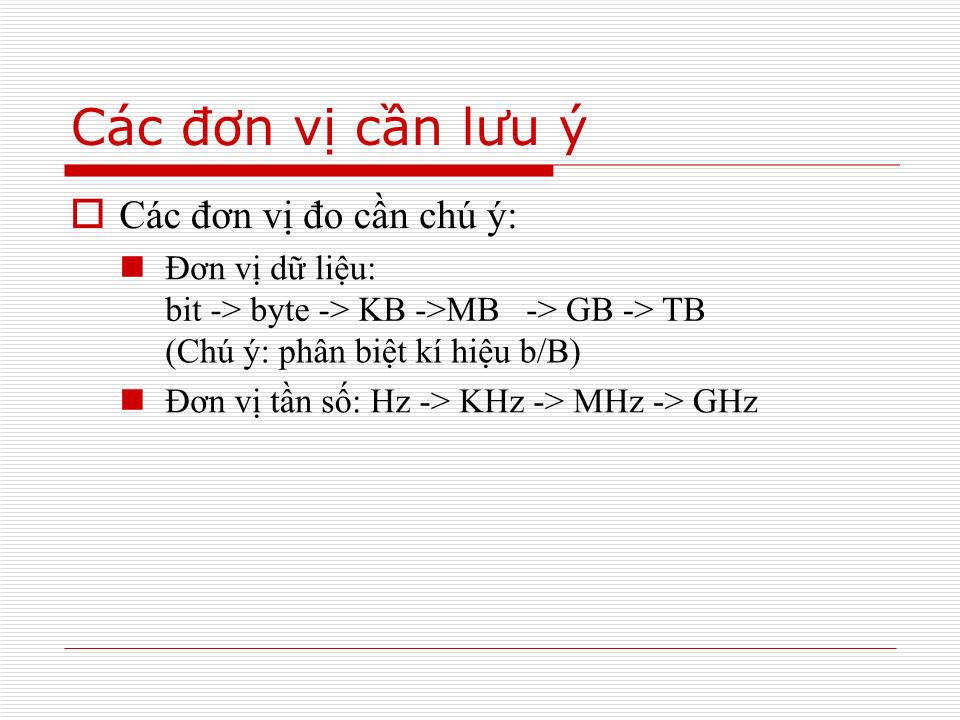 Bài giảng Phần cứng & Lắp ráp máy tính trang 4