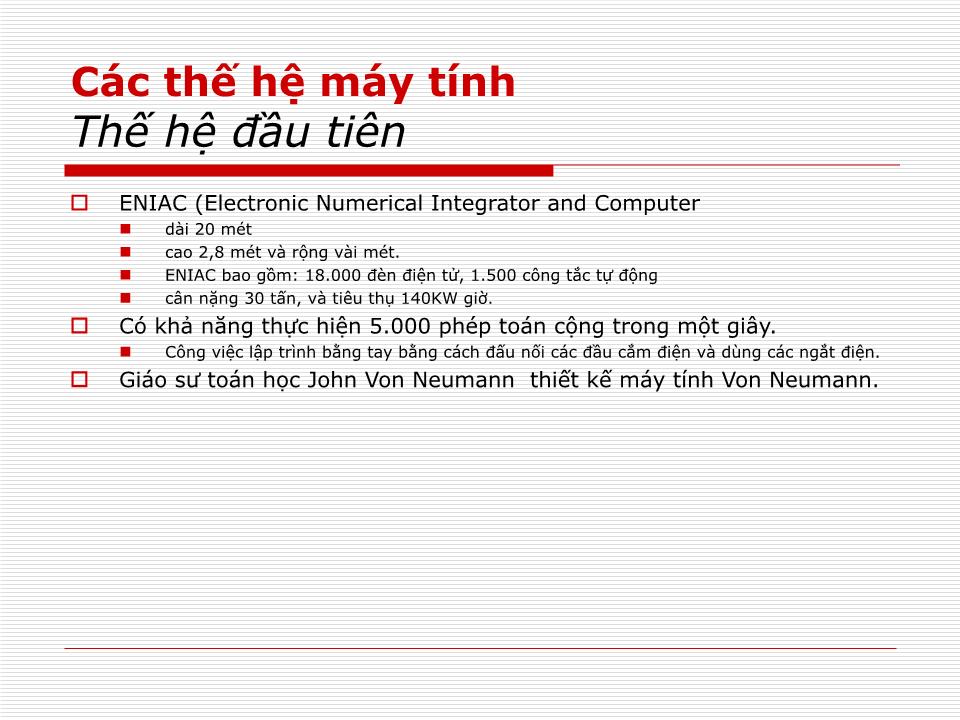 Bài giảng Phần cứng & Lắp ráp máy tính trang 8