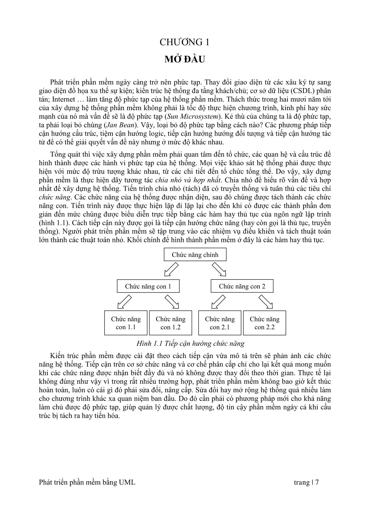 Giáo trình Phân tích thiết kế hướng đối tượng (Phần 1) trang 7