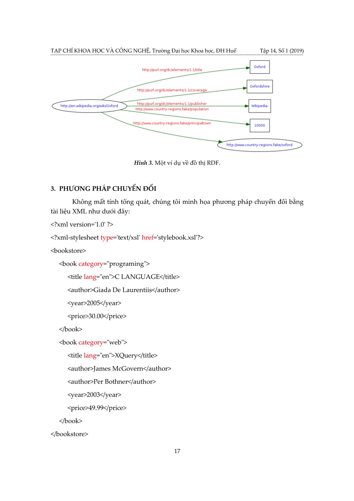Một phương pháp chuyển đổi tài liệu XML sang tài liệu rdf sử dụng ngôn ngữ XSL trang 5