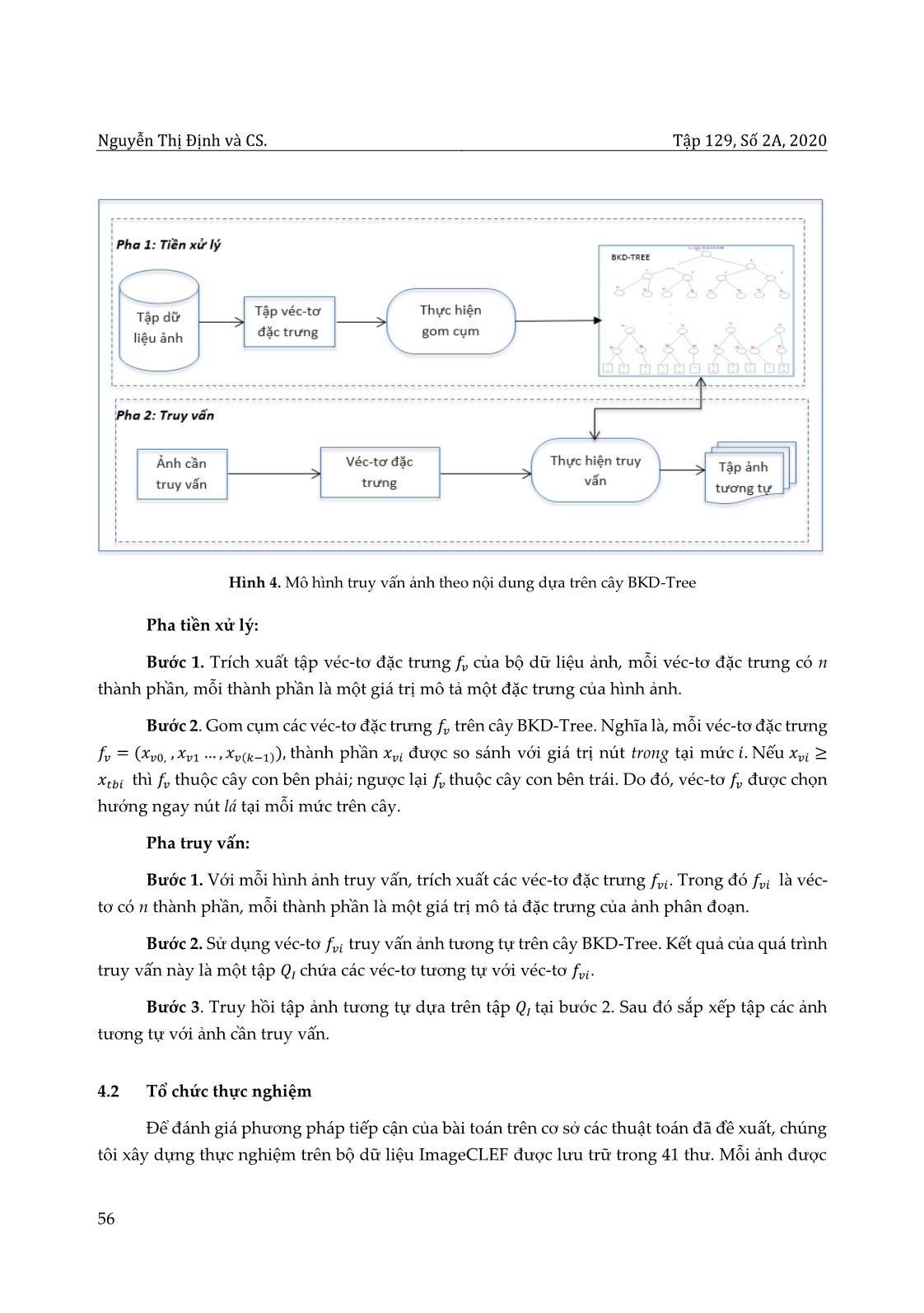 Một phương pháp phân cụm dựa trên cây KD -Tree cho bài toán tìm kiếm ảnh trang 8