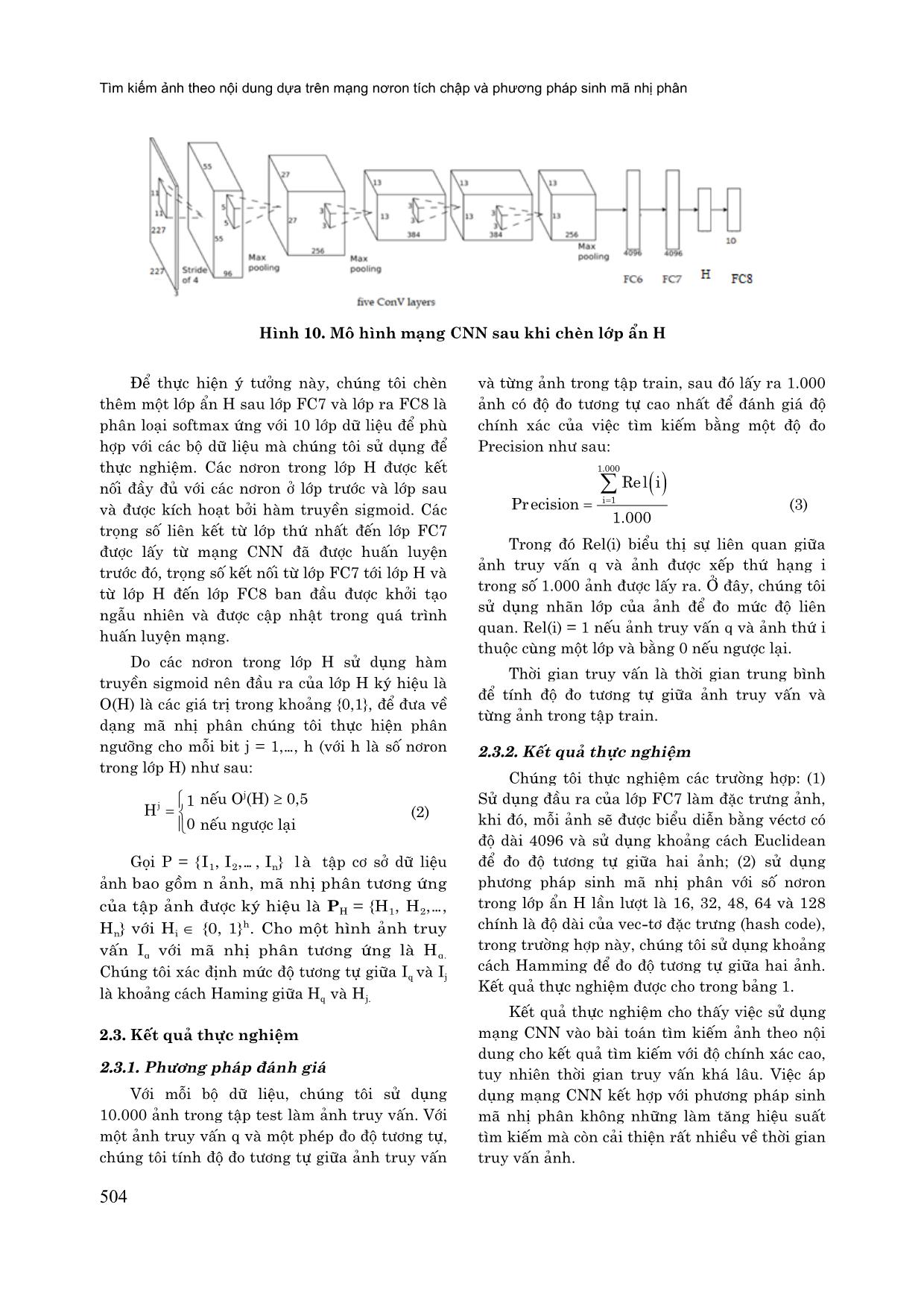 Tìm kiếm ảnh theo nội dung dựa trên mạng nơron tích chập và phương pháp sinh mã nhị phân trang 8