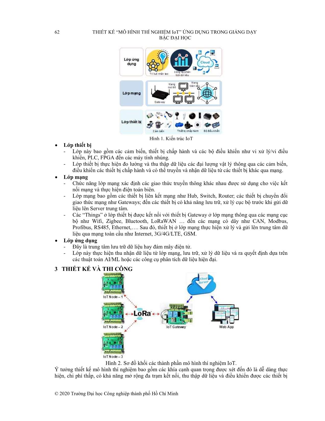 Thiết kế “Mô hình thí nghiệm IoT” ứng dụng trong giảng dạy bậc Đại học trang 3