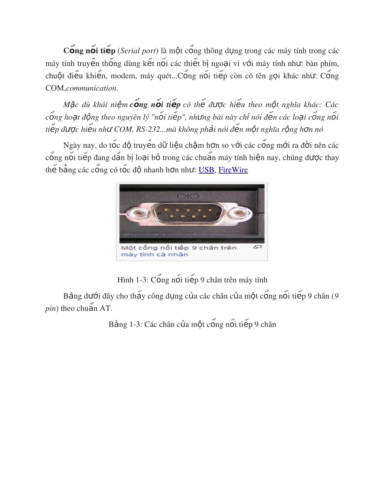 Giáo trình Sửa chữa máy in và thiết bị ngoại vi (Mới) trang 4