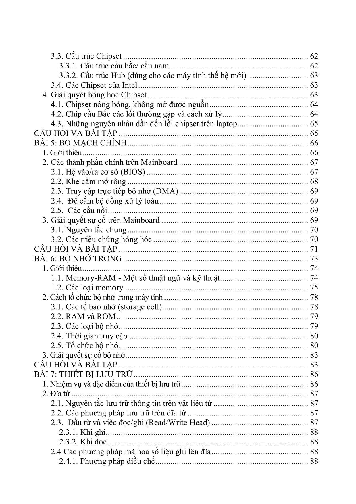 Giáo trình Sửa chữa máy tính - Bài 1: Quá trình khởi động máy tính trang 5