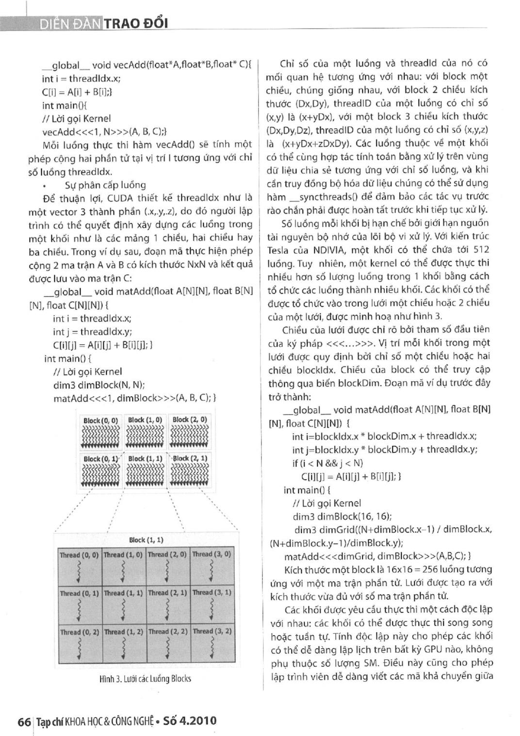 Kiến trúc Tesla và mô hình lập trình song song CUDA trang 4