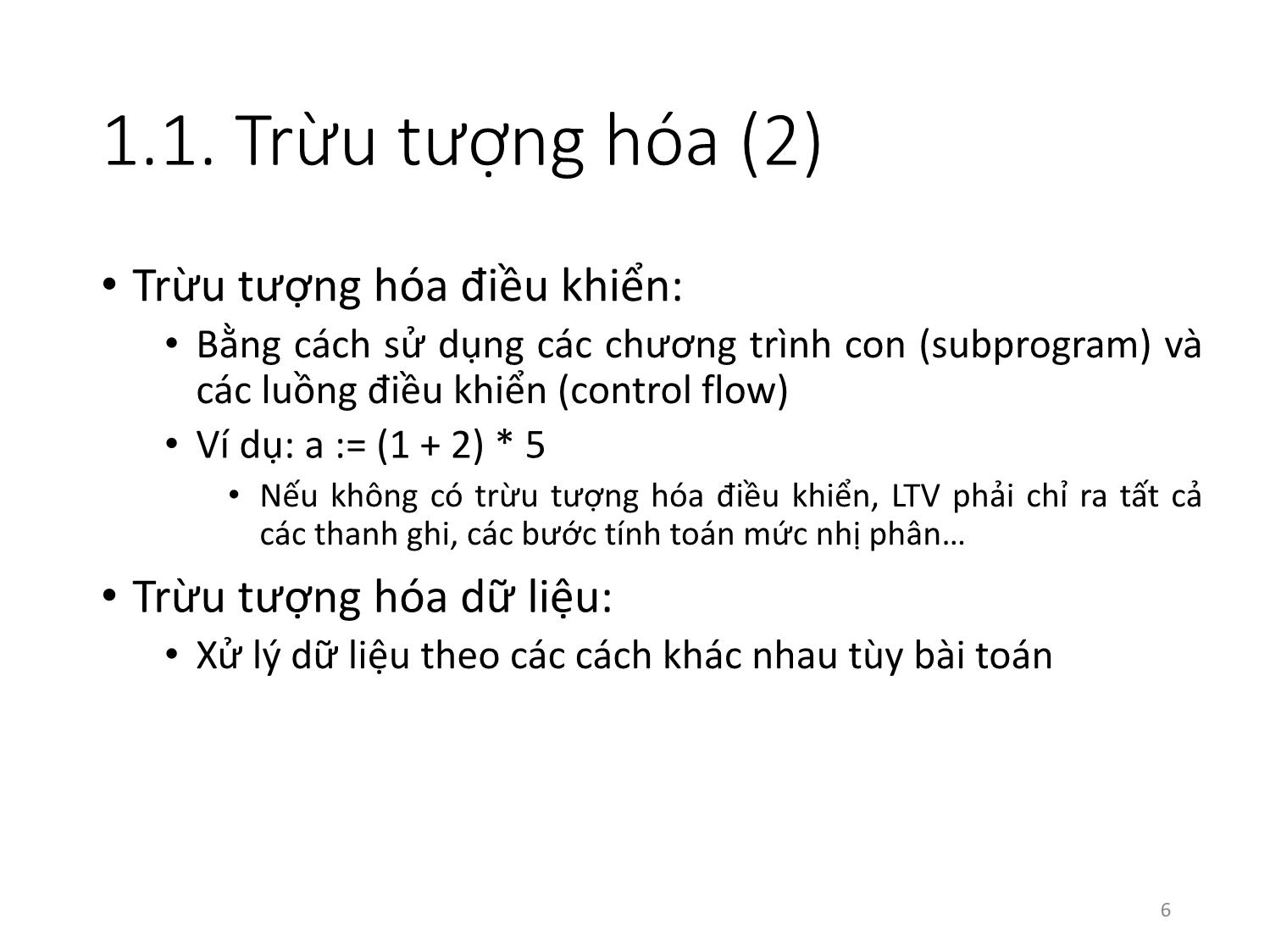 Bài giảng Lập trình hướng đối tượng - Bài 3: Trừu tượng hóa và đóng gói trang 6