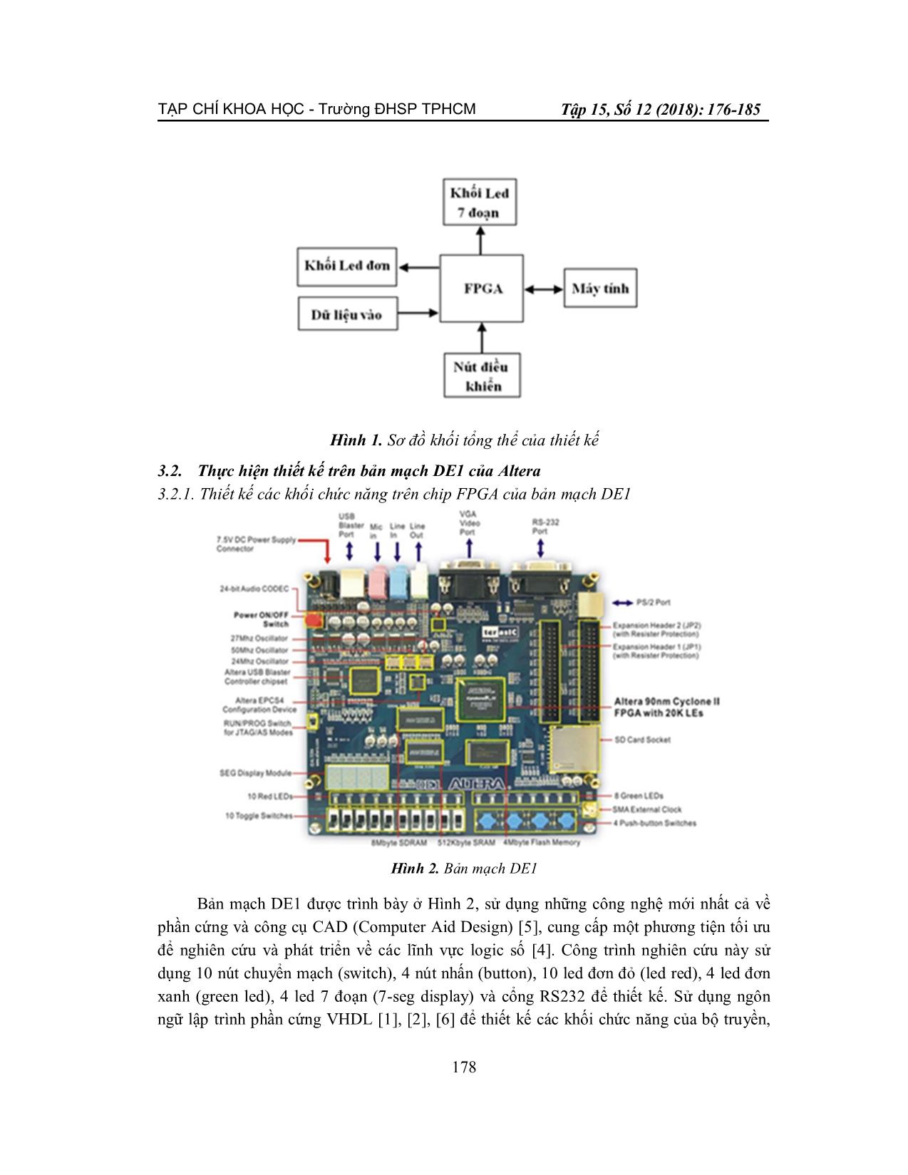 Ứng dụng công nghệ FPGA để thiết kế bộ truyền, nhận dữ liệu giao tiếp với máy tính trên thiết bị DE1 qua đường truyền UART trang 3