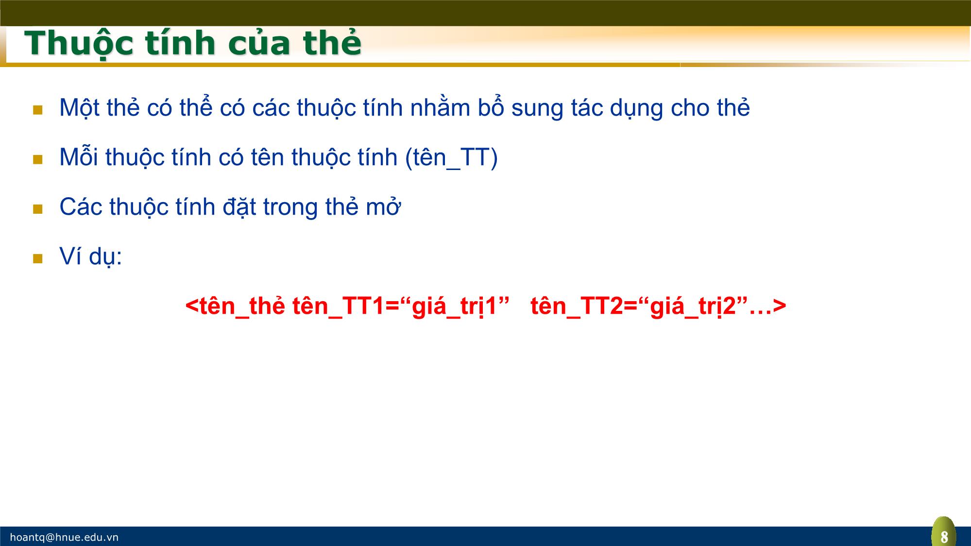 Bài giảng Lập trình mạng - Nguyễn Thị Quỳnh Hoa trang 8