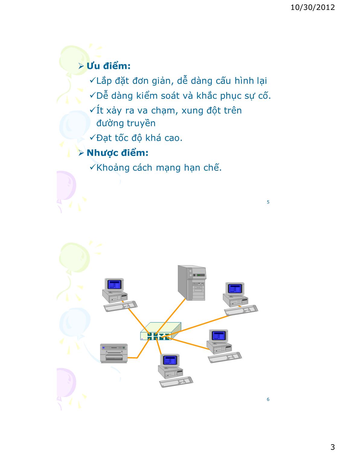 Bài giảng Lý thuyết mạng máy tính - Chương 3: Mạng cục bộ LAN trang 3