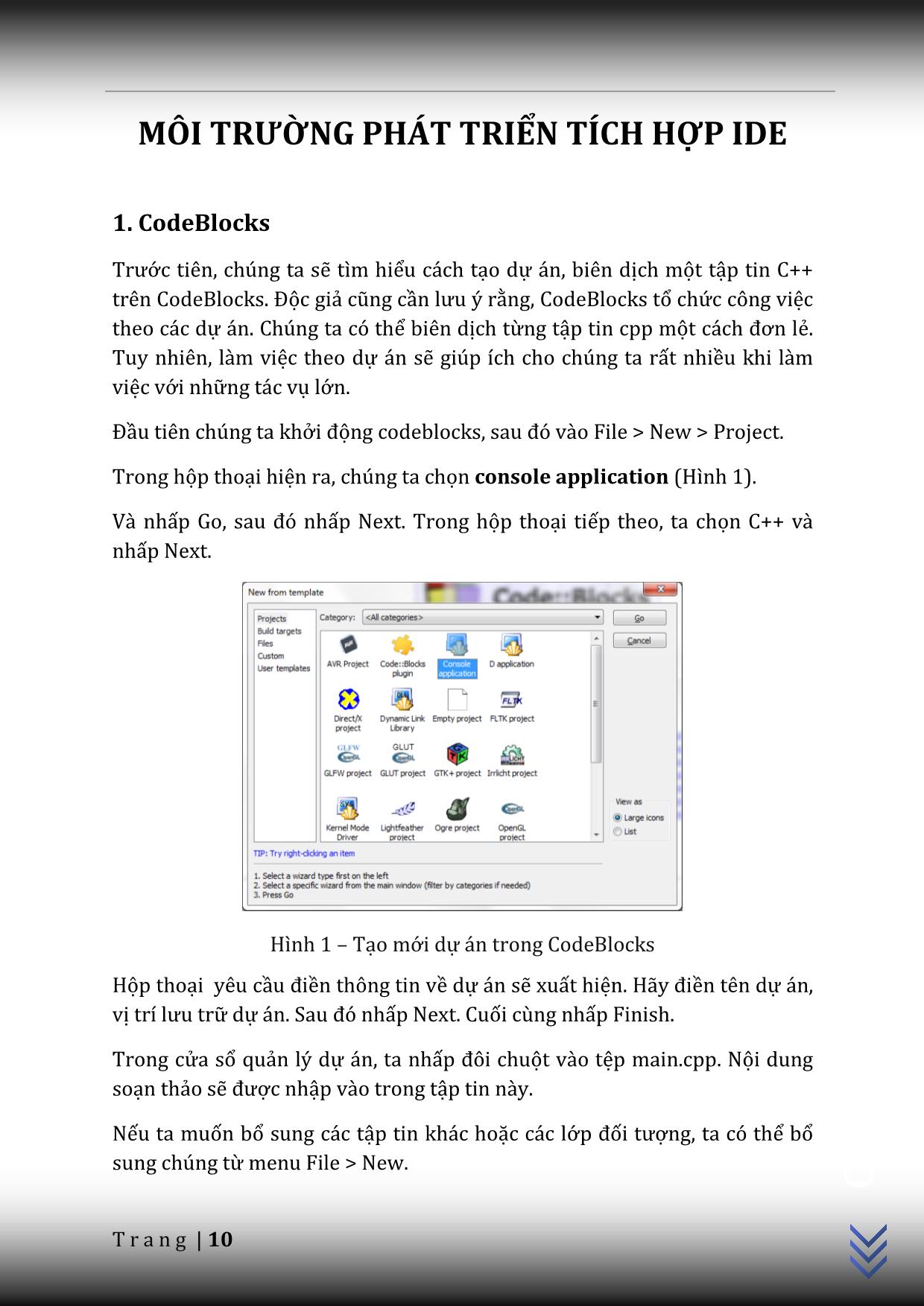 Giáo trình Lập trình hướng đối tượng C++ (Phần 1) trang 10